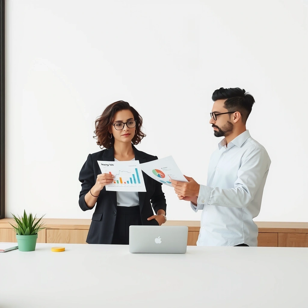 Research and strategy development illustration