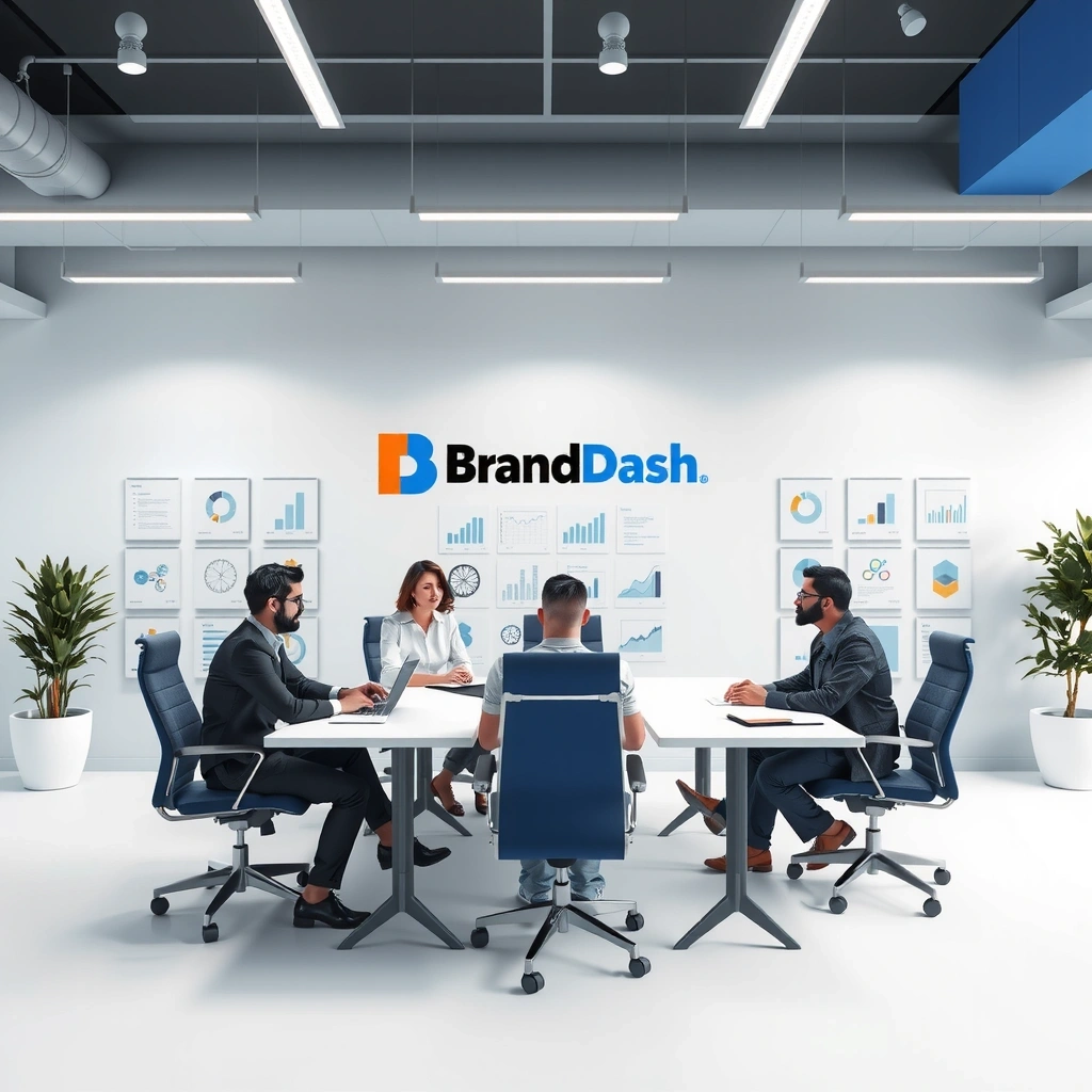 BrandDash team collaboration and brand strategy meeting